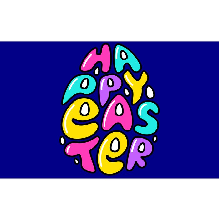 Happy Easter Pastel Egg Bumper Sticker