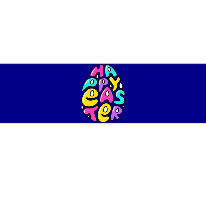 Happy Easter Pastel Egg Bumper Sticker