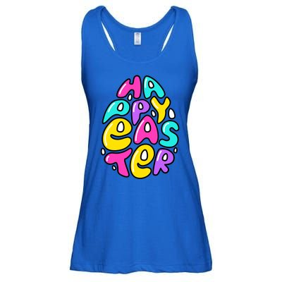 Happy Easter Pastel Egg Ladies Essential Flowy Tank