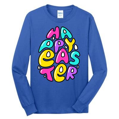 Happy Easter Pastel Egg Tall Long Sleeve T-Shirt