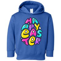 Happy Easter Pastel Egg Toddler Hoodie