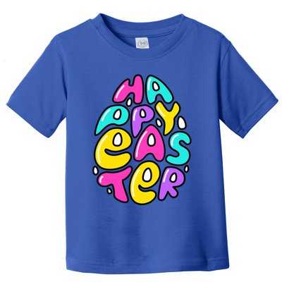Happy Easter Pastel Egg Toddler T-Shirt