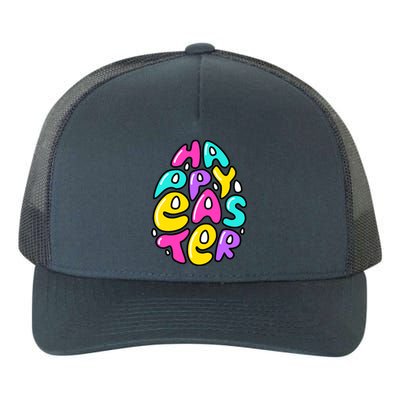 Happy Easter Pastel Egg Yupoong Adult 5-Panel Trucker Hat