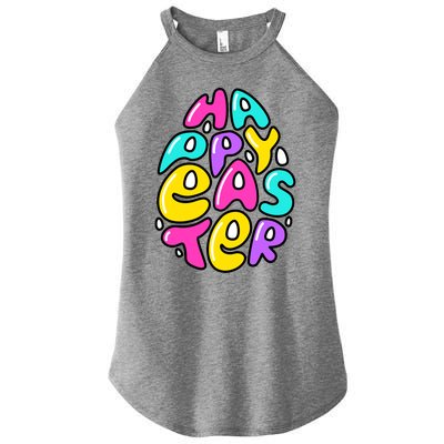 Happy Easter Pastel Egg Women's Perfect Tri Rocker Tank