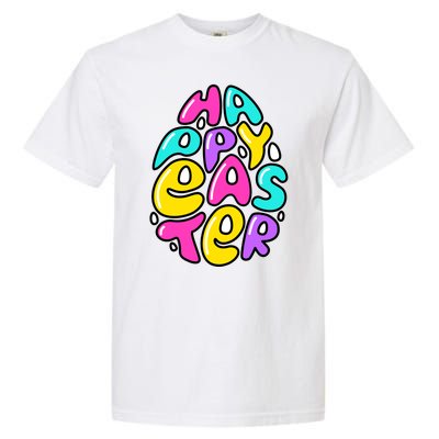 Happy Easter Pastel Egg Garment-Dyed Heavyweight T-Shirt