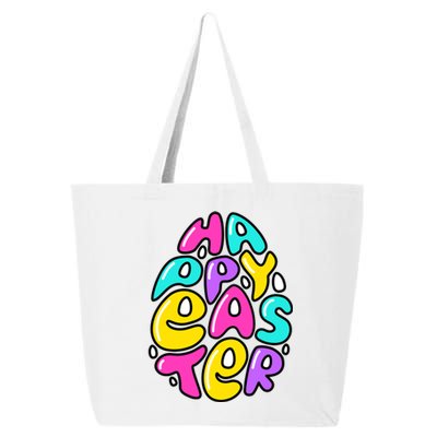 Happy Easter Pastel Egg 25L Jumbo Tote