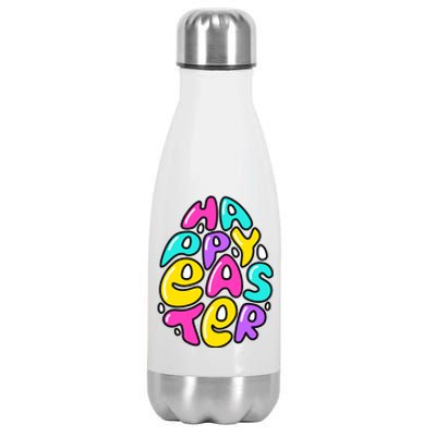 Happy Easter Pastel Egg Stainless Steel Insulated Water Bottle