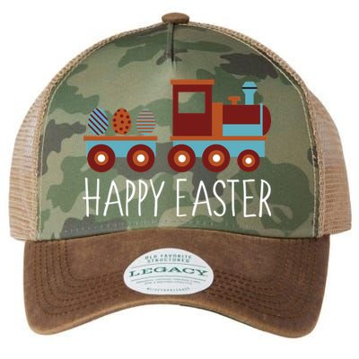 Happy Easter Train Legacy Tie Dye Trucker Hat