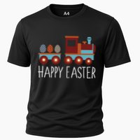 Happy Easter Train Cooling Performance Crew T-Shirt