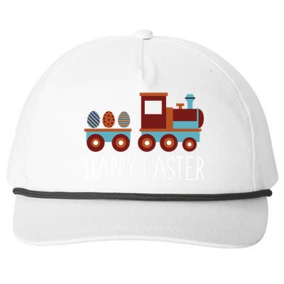 Happy Easter Train Snapback Five-Panel Rope Hat