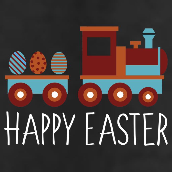 Happy Easter Train Adult Drive Performance Visor