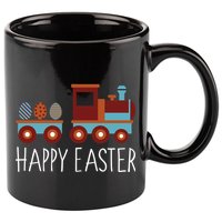 Happy Easter Train 11oz C Handle Ceramic Mug