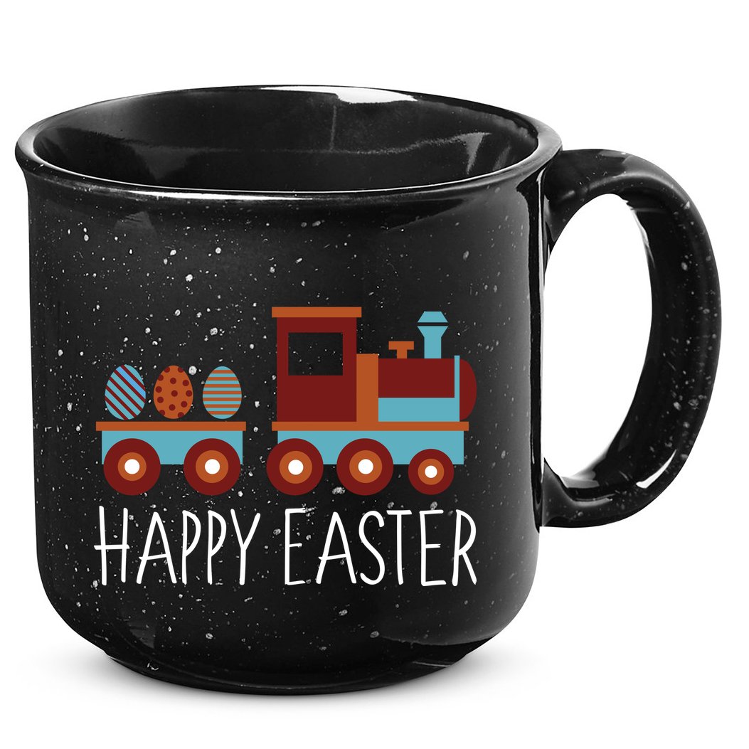 Happy Easter Train 15oz Campfire Ceramic Mug
