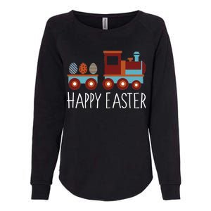 Happy Easter Train Womens California Wash Sweatshirt