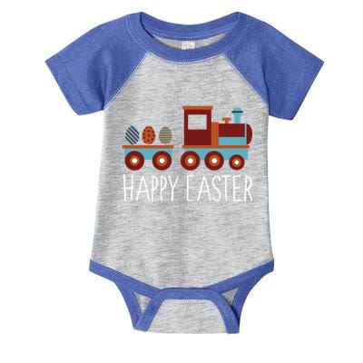 Happy Easter Train Infant Baby Jersey Bodysuit
