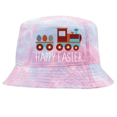 Happy Easter Train Tie-Dyed Bucket Hat