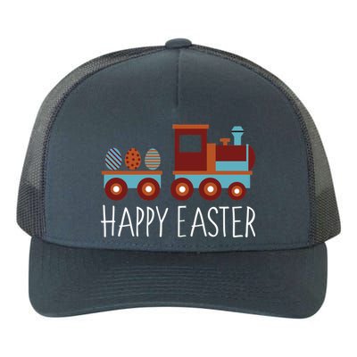 Happy Easter Train Yupoong Adult 5-Panel Trucker Hat