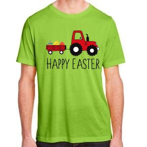 Happy Easter Truck Adult ChromaSoft Performance T-Shirt