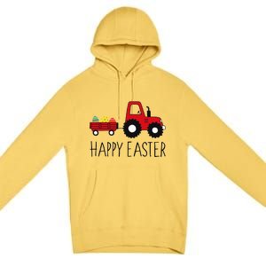 Happy Easter Truck Premium Pullover Hoodie