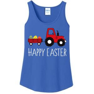 Happy Easter Truck Ladies Essential Tank