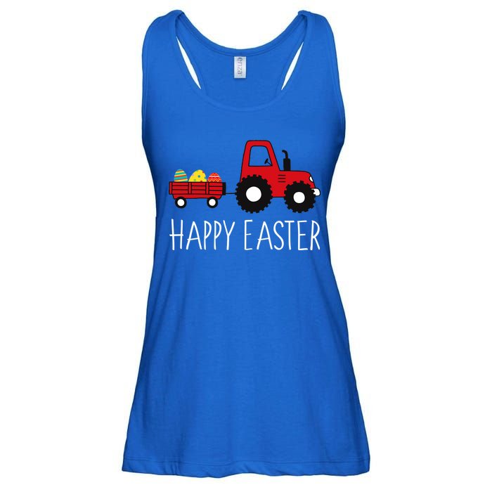 Happy Easter Truck Ladies Essential Flowy Tank