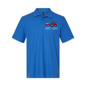 Happy Easter Truck Softstyle Adult Sport Polo