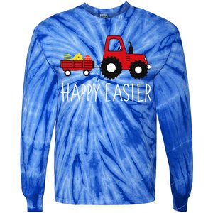 Happy Easter Truck Tie-Dye Long Sleeve Shirt