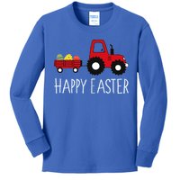 Happy Easter Truck Kids Long Sleeve Shirt