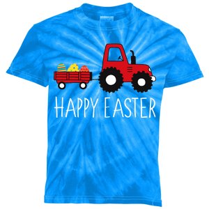 Happy Easter Truck Kids Tie-Dye T-Shirt