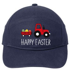 Happy Easter Truck 7-Panel Snapback Hat