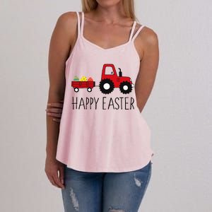 Happy Easter Truck Women's Strappy Tank