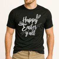 Happy Easter Y'all Bunny Ears Cooling Performance Crew T-Shirt