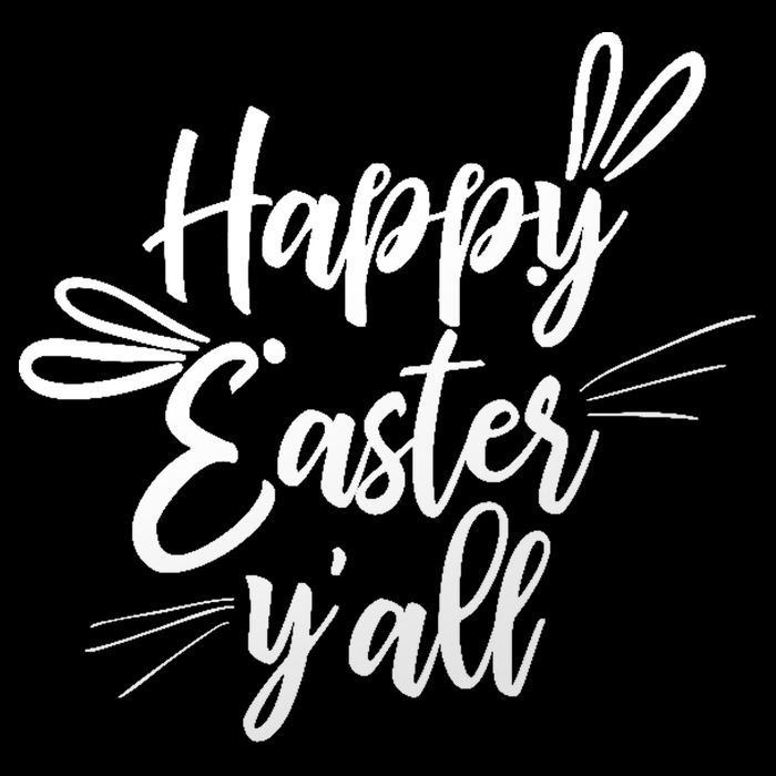 Happy Easter Y'all Bunny Ears Cooling Performance Crew T-Shirt