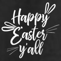 Happy Easter Y'all Bunny Ears Adult Drive Performance Visor