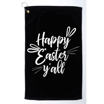 Happy Easter Y'all Bunny Ears Golf Towel
