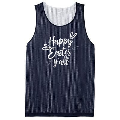 Happy Easter Y'all Bunny Ears Mesh Reversible Basketball Jersey Tank