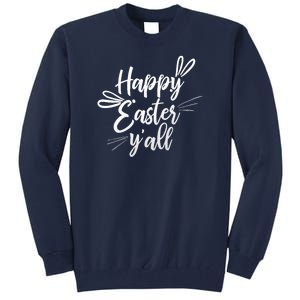 Happy Easter Y'all Bunny Ears Tall Sweatshirt