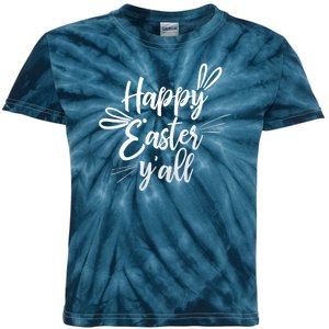 Happy Easter Y'all Bunny Ears Kids Tie-Dye T-Shirt