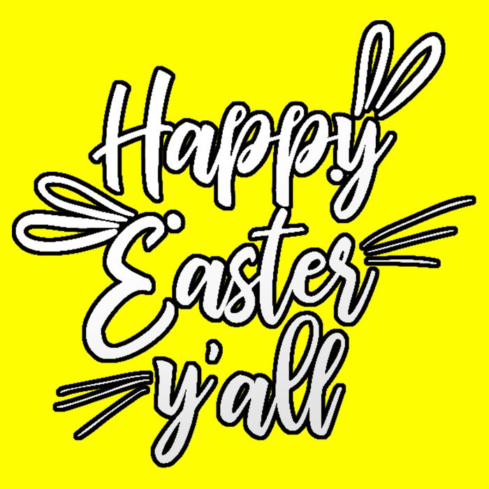 Happy Easter Y'all Bunny Ears T-Shirt