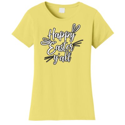 Happy Easter Y'all Bunny Ears Women's T-Shirt