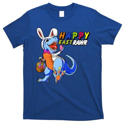 Happy EastRawar T-Rex Dino Easter Eggs T-Shirt