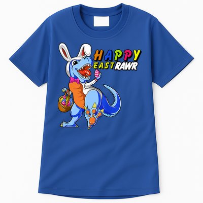 Happy EastRawar T-Rex Dino Easter Eggs Tall T-Shirt