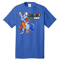 Happy EastRawar T-Rex Dino Easter Eggs Tall T-Shirt