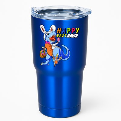 Happy EastRawar T-Rex Dino Easter Eggs Tumbler