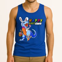 Happy EastRawar T-Rex Dino Easter Eggs Tank Top