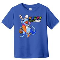 Happy EastRawar T-Rex Dino Easter Eggs Toddler T-Shirt