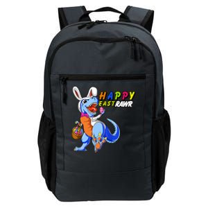 Happy EastRawar T-Rex Dino Easter Eggs Daily Commute Backpack