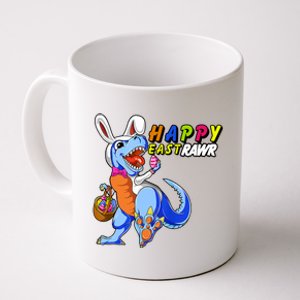 Happy EastRawar T-Rex Dino Easter Eggs Coffee Mug