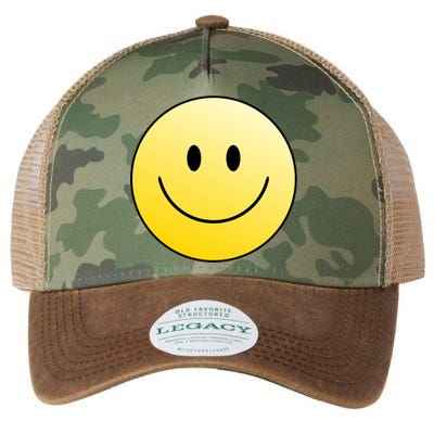 Happy Face Circle Legacy Tie Dye Trucker Hat