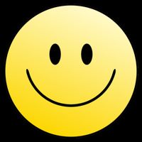 Happy Face Circle Sustainable Bucket Hat